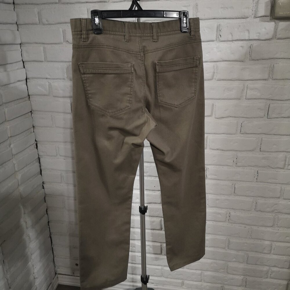 RW&CO Men's Size 30/32 Tan Slim Zipper & Button Closure Casual Pants - Picture 2 of 13